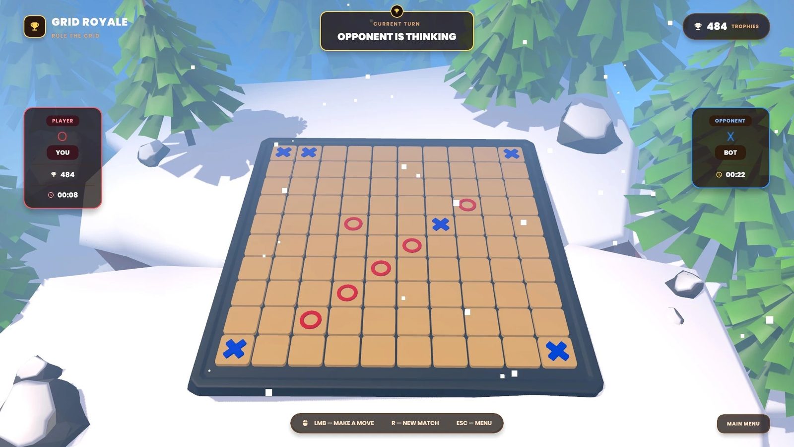 10×10 arena: a big board